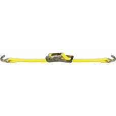 2" X 30' Ratchet Strap Assembly W/ Chain Anchor and Hook -  3,333 LBS WLL